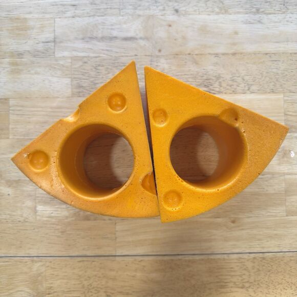 Cheesehead Cozy Cheese Wedge Can Holder Foamation Green Bay Packers Lot of 2 Vtg - Picture 2 of 8